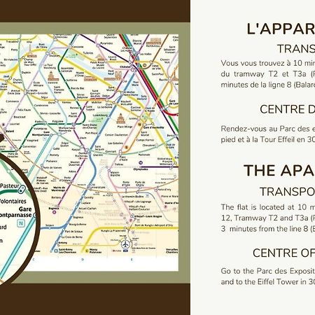 New Duplex 6Pers#Paris Expo#Porte De Versailles Ngoại thất bức ảnh