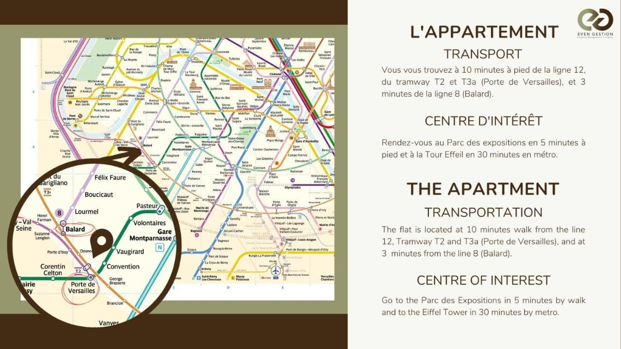 New Duplex 6Pers#Paris Expo#Porte De Versailles Ngoại thất bức ảnh